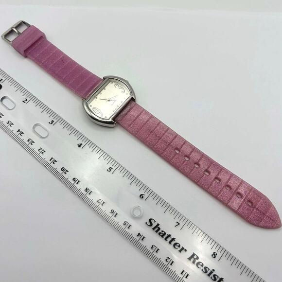 Pink & Silver Glitter Watch - Picture 4 of 5